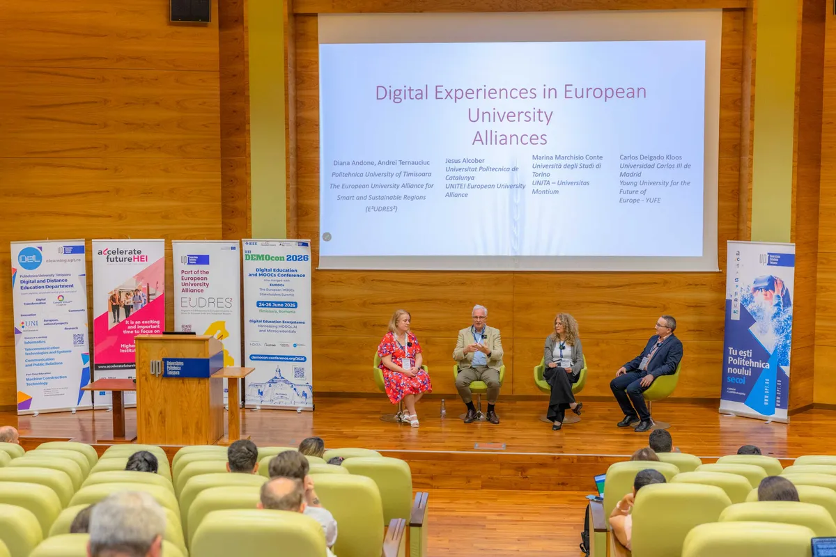 UPT a adus la Timișoara experți din 23 de țări pentru un eveniment dedicat educației digitale
