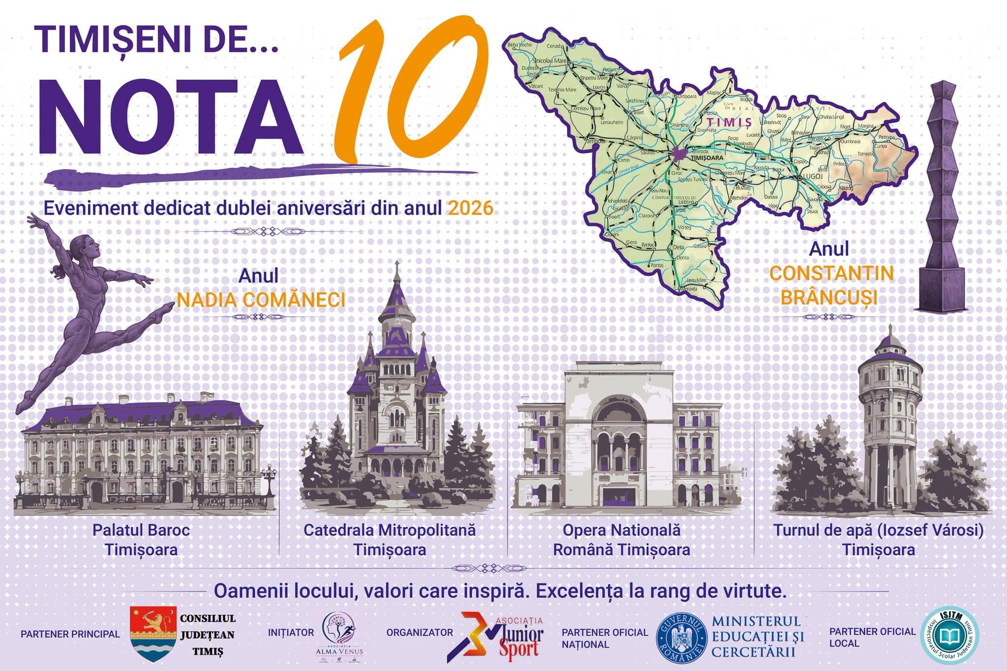 Consiliul Județean Timiș caută „timișenii de nota 10”. Au început nominalizările pentru personalități și elevi cu rezultate deosebite