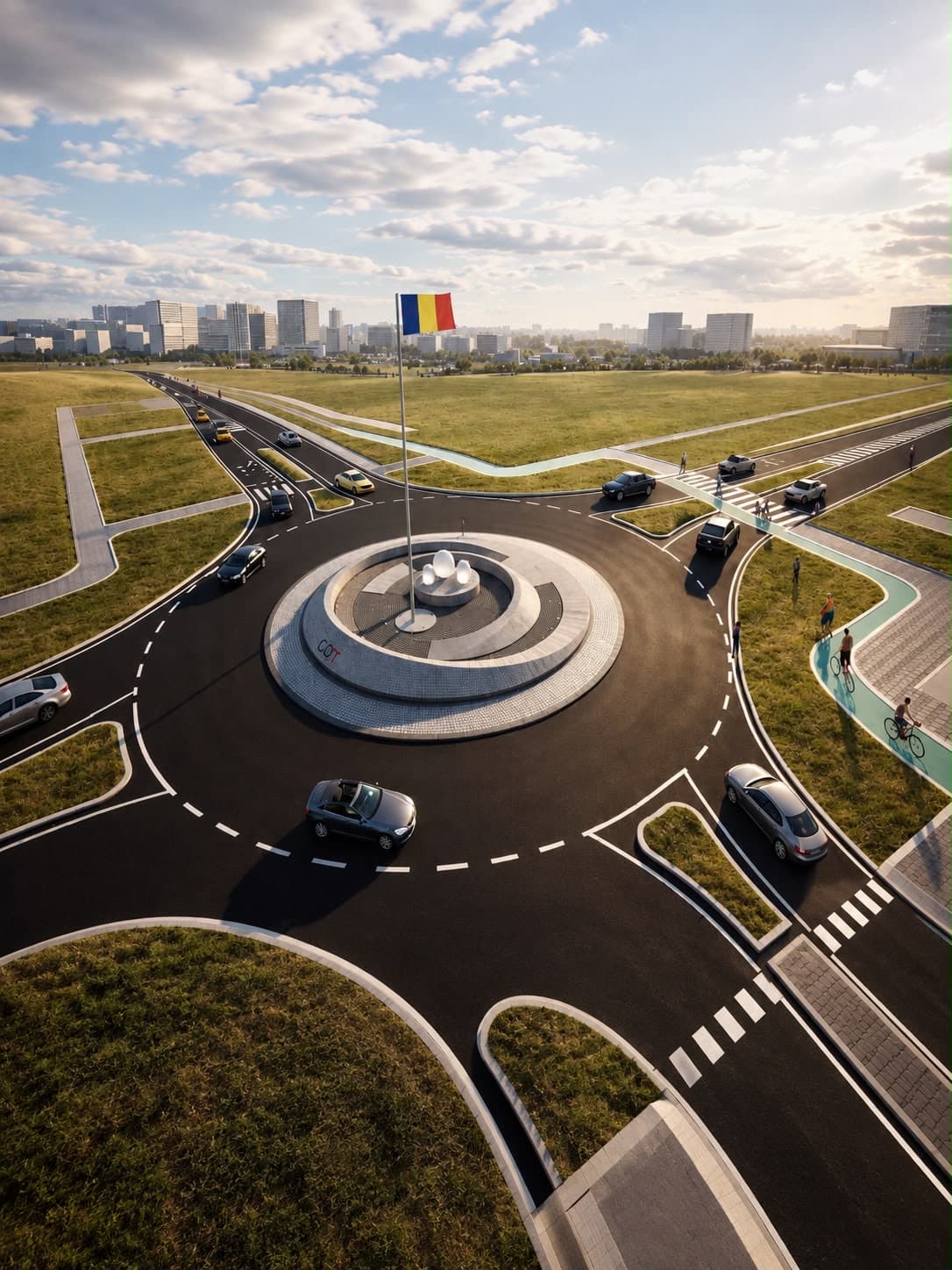 Intersecție periculoasă din Timiș, transformată în sens giratoriu. Investiție de peste 700.000 de euro